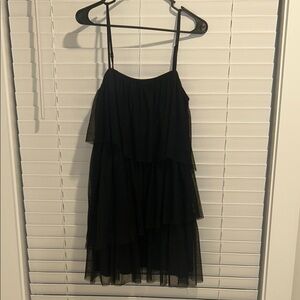 Promesa Black Textured Dress